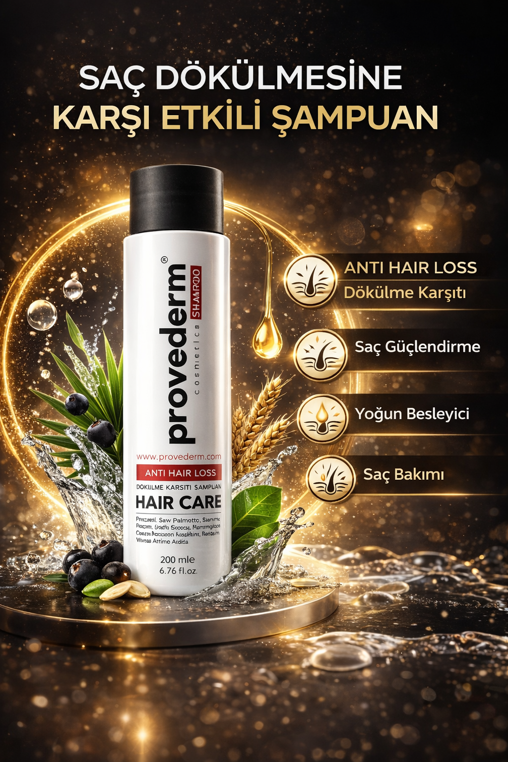 Provederm Saç Dökülmesine Karşı Şampuan